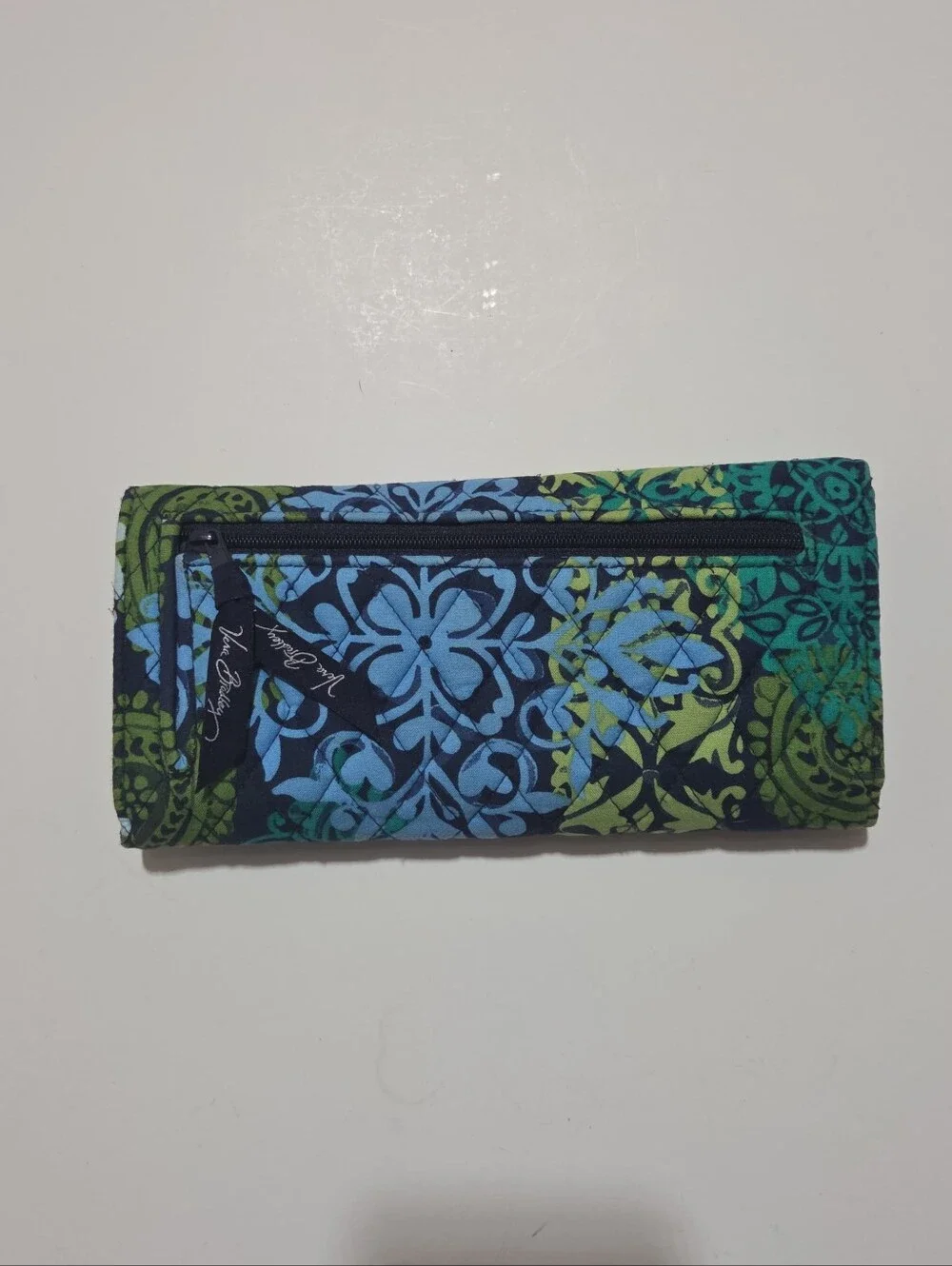 blue-green Vera Bradley wallet